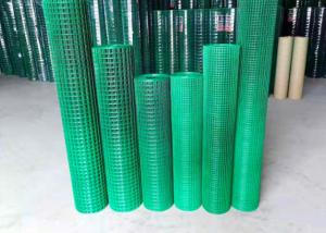 China 18m Length Green Plastic Coated Wire Fencing Panels Pvc Coated Wire Mesh Rolls on sale