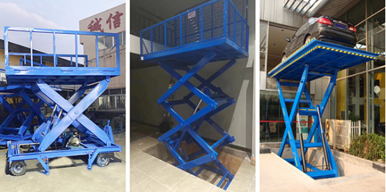 Customized Stationary Scissor Lift Table Fixed Hydraulic Lift Underground Installation Scissors Lifting Platform