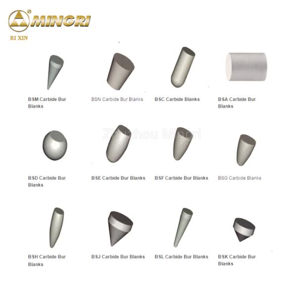 Power Tools Rotary File Tungsten Carbide Burrs Sintered Blasting Surface
