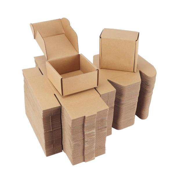 Glossy Lamination Square Custom Folding Packaging Shipping Box for Secure Transport