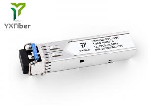 Quality SFP 1G LX 10km 1310nm Fiber Optic Transceiver Module for sale