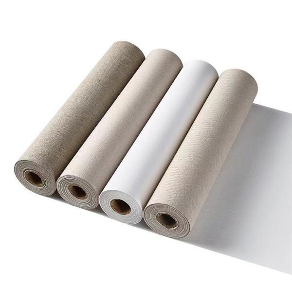 5.5 YardsX11 Inch Painting Canvas Roll , Gesso Primed Artist Canvas Roll Matte Finish