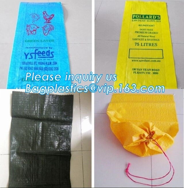 pp bag/sacks used pp bag Woven PP woven bag for packing 50kgs rice, grain, powder, salt, sugar,WOVEN BAG PRINTING MATERI