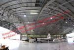 Water Proof Insulated Prefabricated Steel Structure Aircraft Hangar For Private