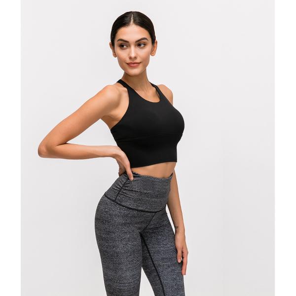 2021 popular Criss Cross Back Yoga top Women'S activewear Sports Fitness Bra
