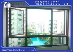 Quality Cambodia Popular High Rise Buildings Safety Installation Window Invisible Grille for sale