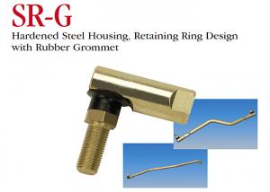 Quality Hardened Steel Housing Stainless Steel Ball Joint SR - G Series With Rubber Grommet for sale