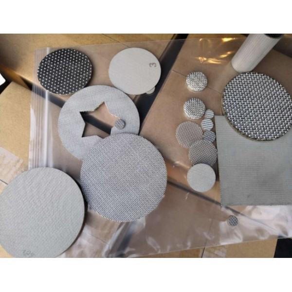 1.7-6.0mm Stainless Steel Filter Wire Mesh 5 6 Layers Sintered Metal Filter Disc