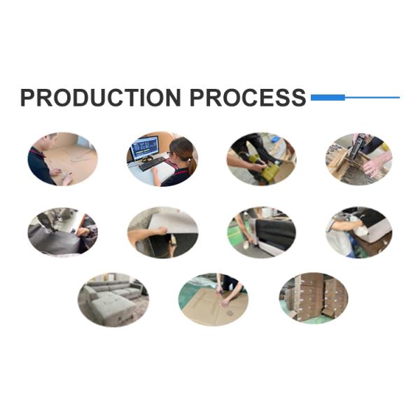 Practical Antiwear Modern Modular Sofa , Foldable Sectional Couch With Chaise