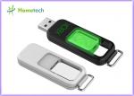Non Cap Type Plastic USB Flash Drive Toshiba / Samsung Hip With Acrylic 3D Laser