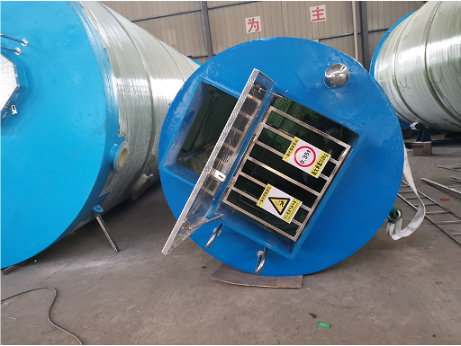 Multi Function Submersible Prefabricated Pump Station For Wastewater Treatment