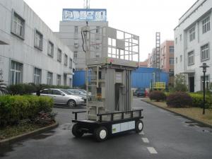 Quality Four Mast Electric Ladder Lift , 300KG Load 12m Mobile Elevated Platform for sale