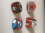 Factory variety porcelain animal/cartoon shape creative metal lapel pin