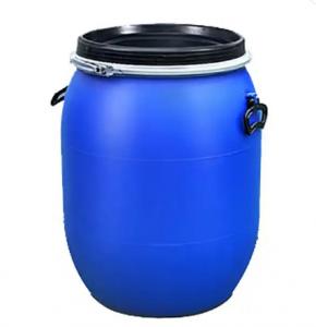 Quality 100L Plastic Chemical Drum Open Top Ermentation Barrel With Iron Hoop for sale