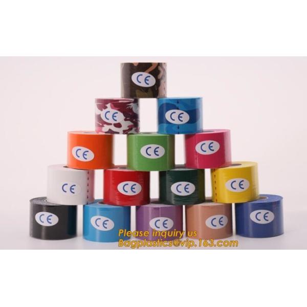 Kinesiology tape,OEM for Famous Brand Printed Kinetic Tape Kinesiology Tape Sports Tape,medical waterproof cotton elasti