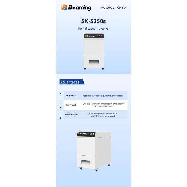 Dedicated Low Noise Lab Dust Collector Teeth Vacuum Cleaner For Dry Debris Extraction