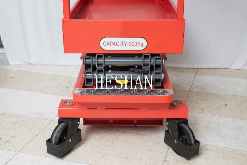 4.8M Small Portable Hydraulic Lift Table Industrial Electric Mobile 1170*600mm