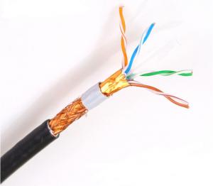 China 4P Twisted Pair Cat5e Utp Cable , Utp Ethernet Cable 26AWG HDPE Insulation on sale