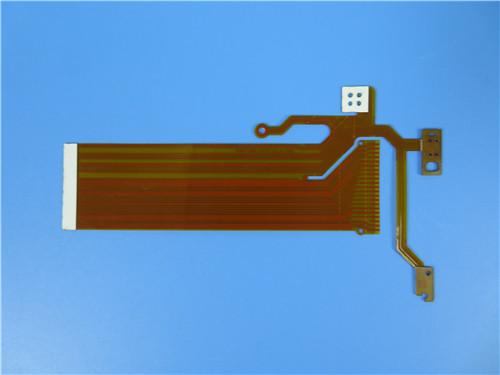 Buy 2 Layer Flexible Printed Circuit PCB (FPC) Built on Polyimide With FR4 Stiffener for Embedded Systems Programming at wholesale prices
