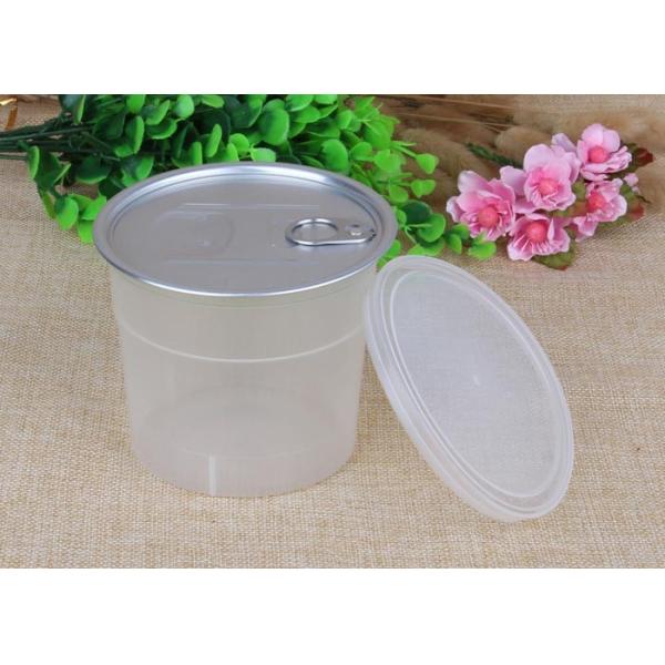 White Food Grade Heat Resisting PP Container Transparent For Soup / Sauce