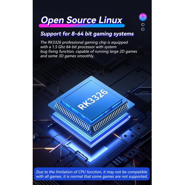 XF40H Retro Handheld Video Game Console 4 Inch IPS Screen Classic Portable Pocket Video Player Boy Gift