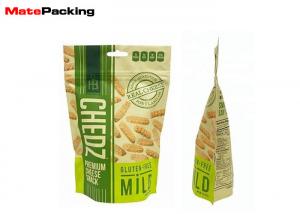 China FDA Certificated Round Bottom Stand Up Barrier Pouches With Zipper Custom Logo on sale