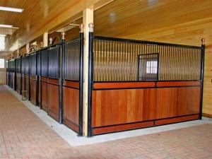 Quality Free Standing Horse Stable Partitions , Equine Boarding Facilities For Equestrian Center for sale