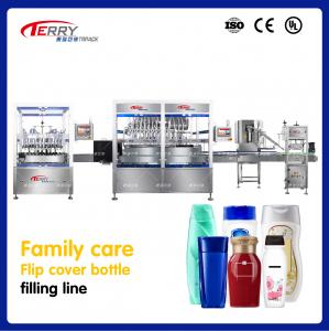 China 80BPM Liquid Detergent Packaging Machine Liquid Soap Bottle Filling Machine OEM on sale