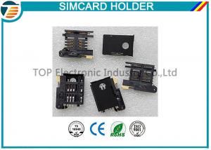 Quality 3.0mm PCB Mounting SIM Card Holder With Button Release TOP-SIM05 for sale