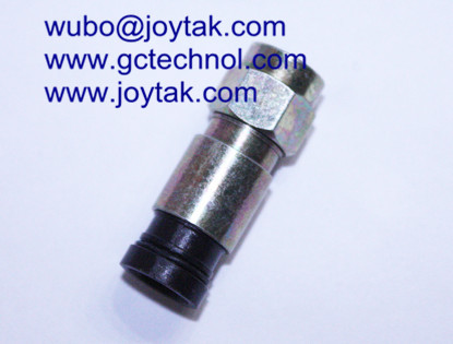 F Compression Connector Waterproof 75ohm F male connector for RG58 RG6 RG59 Coaxial Cable