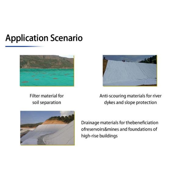 High Strength Geotextile for Filtering and Drainage Isolation in Mine Road Railway Dam