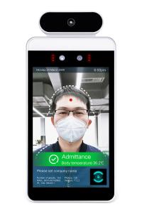 China Infrared Thermometer AI IP65 Face Recognition Access Control System on sale