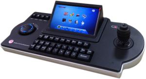Quality PE5128ST IP PTZ keyboard Controller For IP Camera Decoding &amp; Control, with inner screen to display,1ch HDMI Output for sale