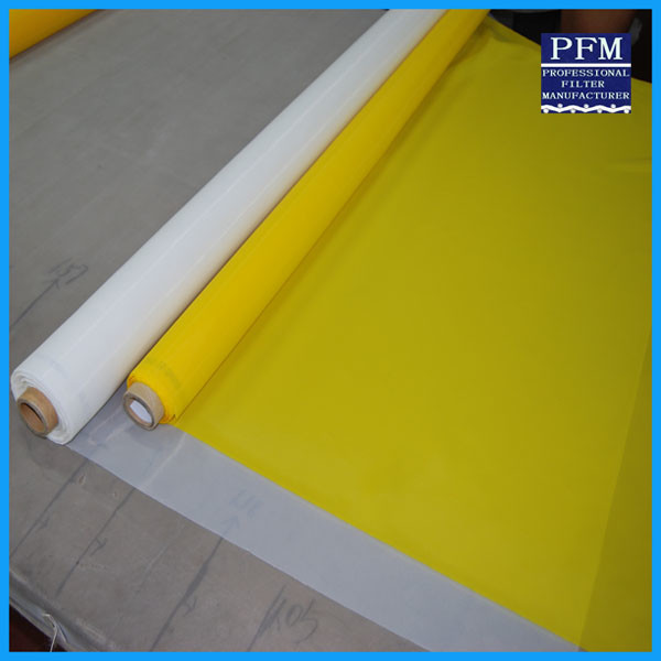100 micron White Polyester Printing Mesh For Ceramic Printing