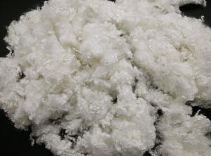 Buy 2.5D*32MM siliconized raw white hollow conjugated polyester staple fiber at wholesale prices