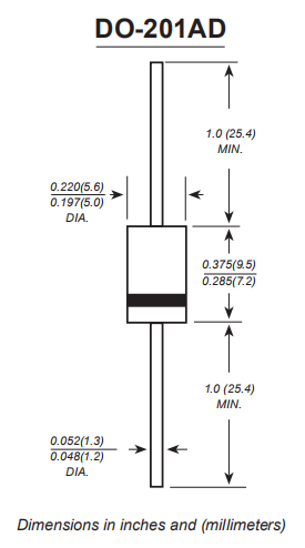High Efficiency Plastic Silicon Rectifier Diode Axial DO-201AD 3A 1000V HER308 1000pcs Box Packing 0