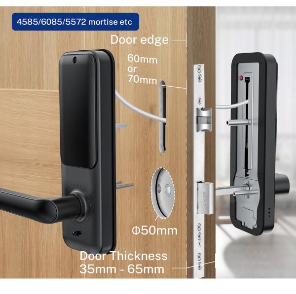 Buy ROSH Electronic Deadbolt Lock Wifi Keyless Remote Control Replaceable Cylinder at wholesale prices