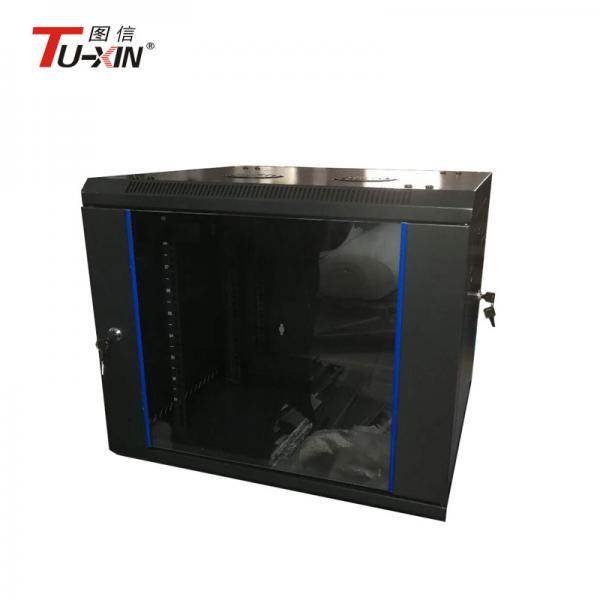 Buy Commercial Wall Mount Rack Enclosure , Waterproof Wall Mounted Data Cabinet at wholesale prices