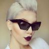 Trendy Fashion Half Frame Cat Eye Women Plastic Hot Sale Sunglasses BSCI for sale