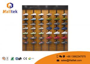 Quality Durable Shoe Store Using Steel And Wooden Display Rack With Multiple Sizes for sale