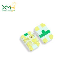 Quality 0.06w Red Green 800mcd Bi Color SMD LED Rectangle RGB LED SMD 3volt for sale