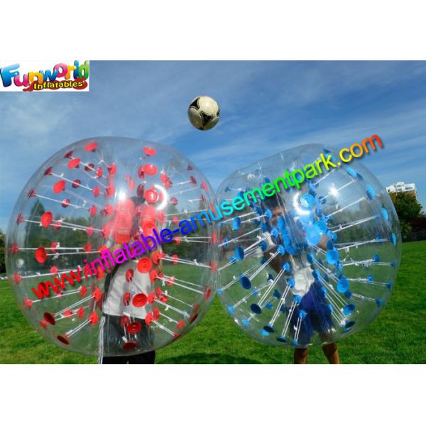 Colorful TPU Inflatable Bumper Ball , Zorb Bubble Soccer Ball For Humans
