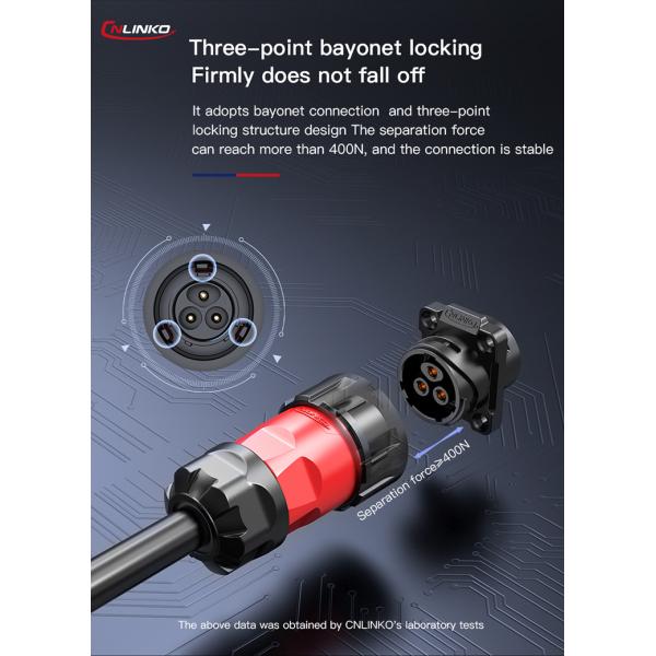 CNLINKO Connector Supplier YM Series M20 Plug and Socket Plastic Shell 9 Pin Connector Waterproof Connectors Pins