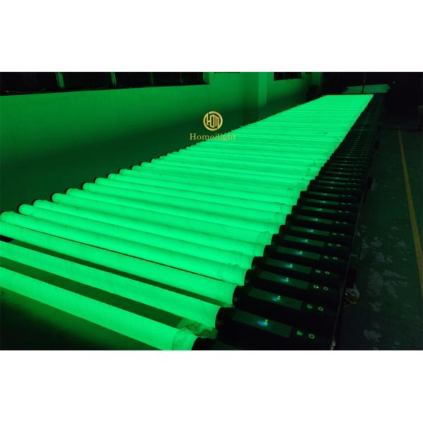360 Degree Kinetic Rotating Matrix DMX Pixel LED Tube Light RGBWA