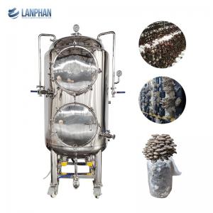 Quality 330L Industrial Steam Autoclave Bags Mushroom Sterilization Boiler 9KW for sale