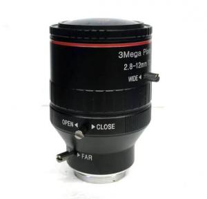 China 1/2 2.8-12mm F1.6 3Megapixel C-mount DC Auto IRIS Manual Zoom Vari-focal Lens for HD camera on sale