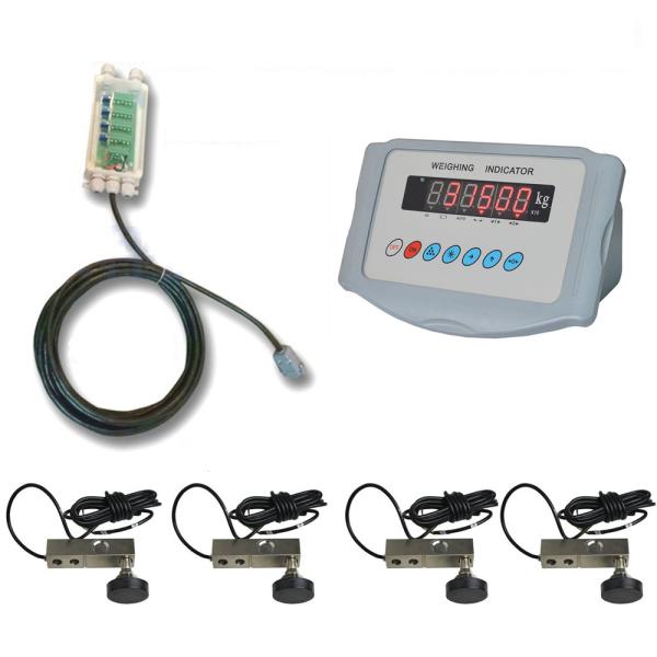 Buy 0.5T 1.0T 2T 3T 5T Weighing Indicator Load Cell Sensors Summing Junction Box Platform Balance Scale Kit at wholesale prices