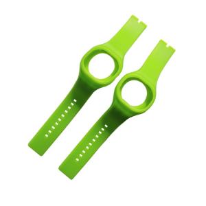 China One Piece Watch Strap Silicone Rubber Watch Band With Watch Slot on sale