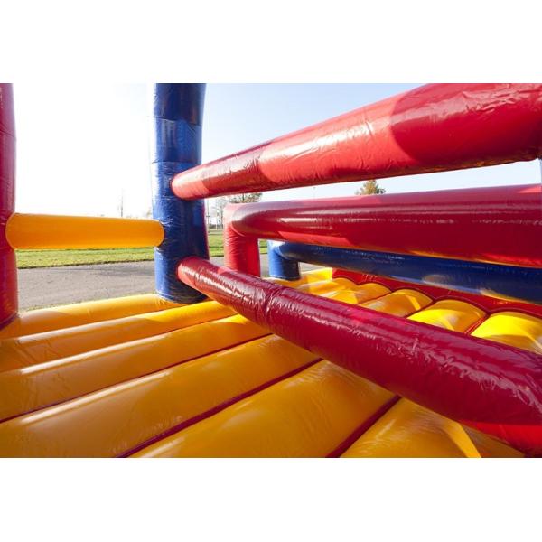 0.55mm PVC Tarpaulin Inflatable Obstacle Course With Air Blower