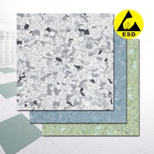 Quality Cleanroom Covering ESD Antistatic PVC Vinyl Flooring Tile 600*600mm*2mm for sale
